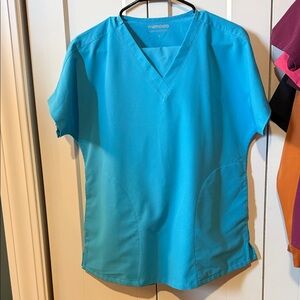 Mandala Scrubs Women’s Pacific Blue Scrub Set